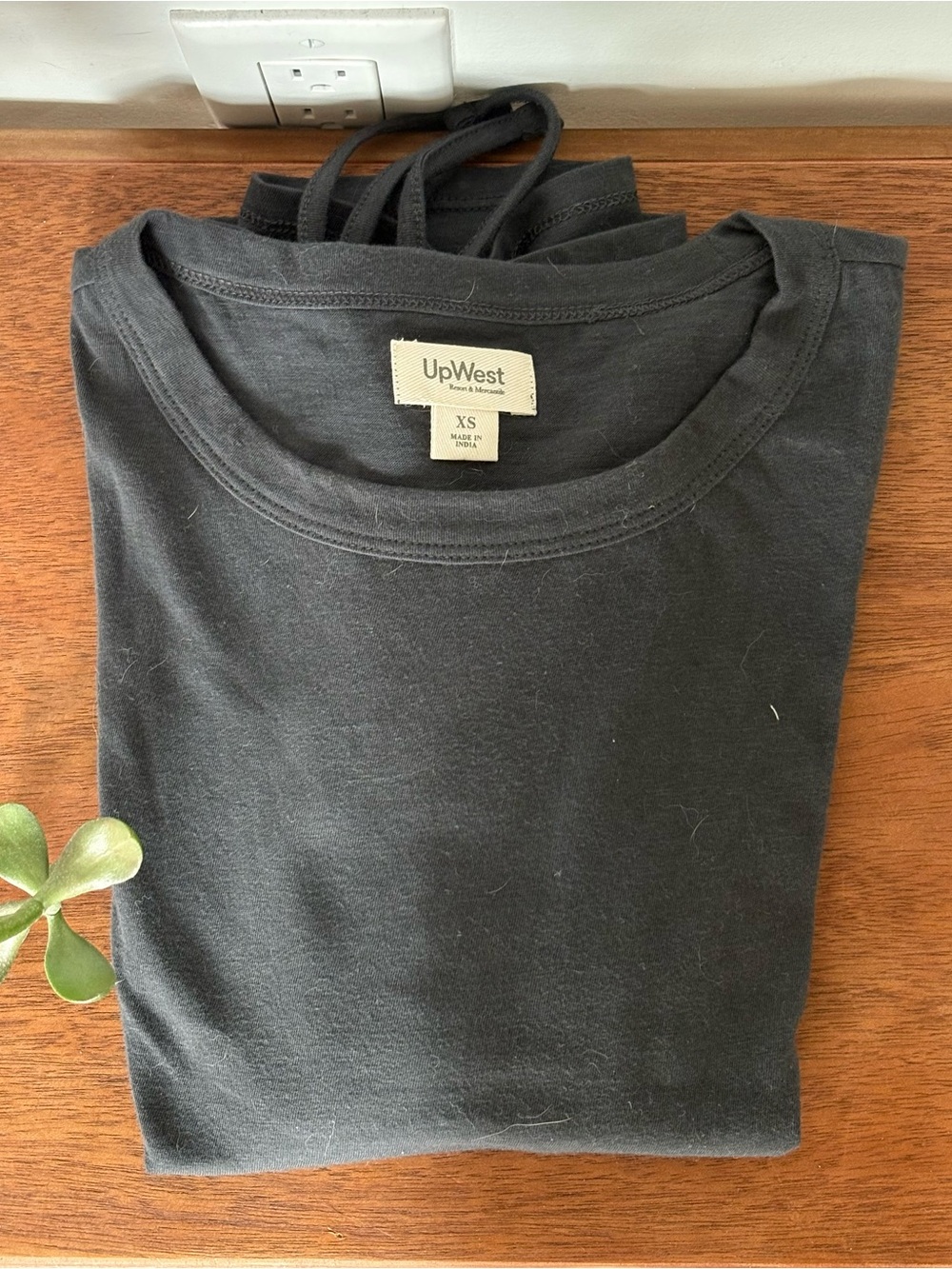 UpWest Black Crewneck T-Shirt